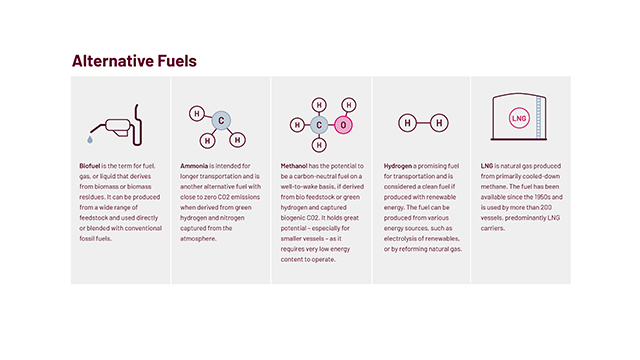 Overview: The most common alternative fuels 